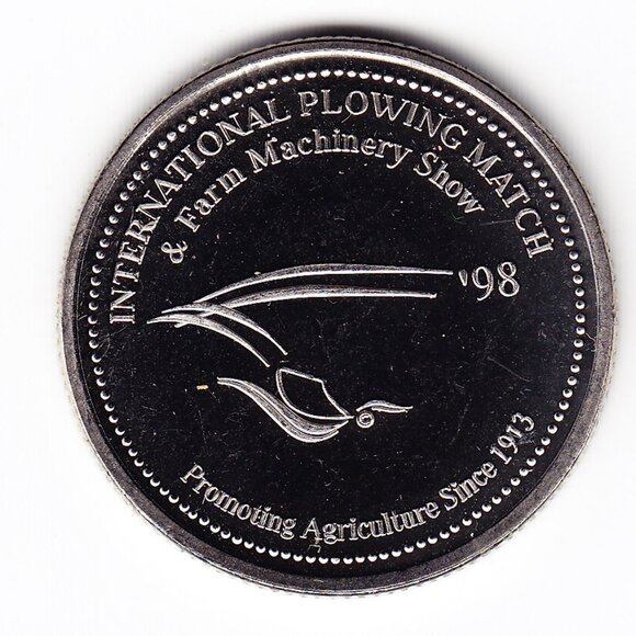 1997 County of Frontenac $1 Token (b73) - Picture 2 of 2